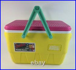 retro limited edition picnic basket 25 qt cooler