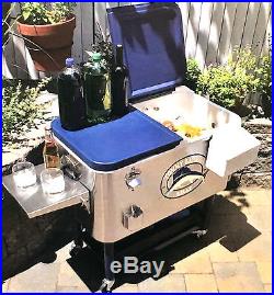 100 Quart Tommy Bahama Rolling Stainless Steel Party Cooler NEW 2016 RELAX Model