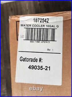 10 Gallon Gatorade Cooler Water Dispenser Brand New Rubbermaid