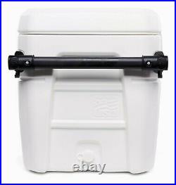 110 Qt Glide Outdoor Sportsman Series Ice Chest Wheeled Cooler White