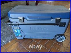 110 Qt. Glide Rolling Cooler w Oversized, Soft-Ride Rally Wheels Texas Edition