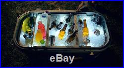 125 Qt Party Cooler Bar Liddup Illuminated Ice Chest Plastic Rolling Cool Power