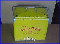 1950's Royal Crown Cola Ice Chest Cooler R. C. Cola Rv Camper Camping Car Cruise