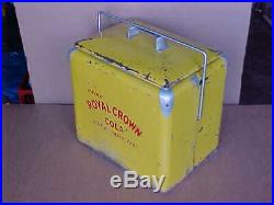 1950's Royal Crown Cola Ice Chest Cooler R. C. Cola Rv Camper Camping Car Cruise