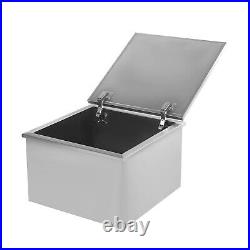 20L x 20W x 13H BBQ Island Drop In Ice Chest Stainless Steel Wine Cooler Bin