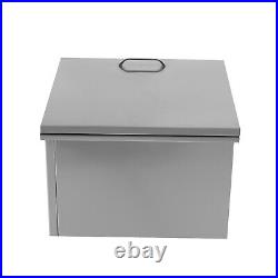 20L x 20W x 13H BBQ Island Drop In Ice Chest Stainless Steel Wine Cooler Bin