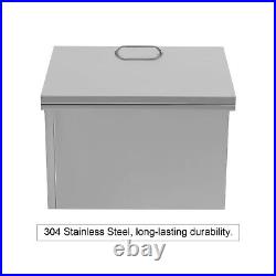 20''Lx16''Wx13''H BBQ Island Drop in Ice Chest/Cooler & Cover Stainless Steel