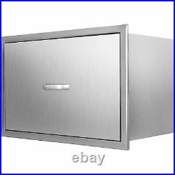 21x16.8 BBQ Island Stainless Steel Drop in Ice Chest/cooler Withdrain Close