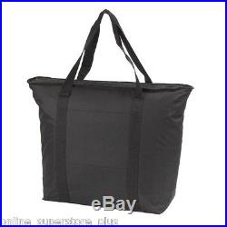 25 Large Cooler Tote Bag with Zipper in Black