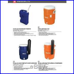 2PACK 5 Gallon Beverage Cooler Dispenser Portable Ice Water Sports Drink Outdoor