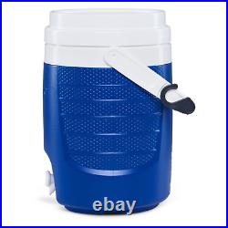 2-Gallon Sport Beverage Jug with Hooks Blue, Coolers and Beverage FAST SHIP