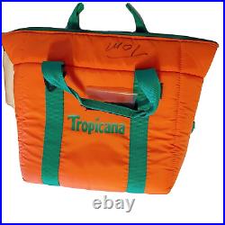 2 Tropicana Ice N Tote Insulated Orange Cooler Bag 1 Large and 1 Medium Floating