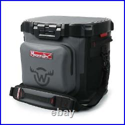 36 Can Leak Proof Soft Sided Cooler Gray