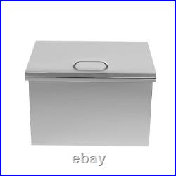 40/50/100L Drop In Ice Chest Ice Bin Wine Chiller Stainless Steel Ice Cooler