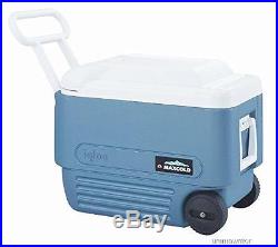 40 Quart Wheeled Cooler Portable BBQ Beach Drinks Ice Chest Camping Outdoor NEW