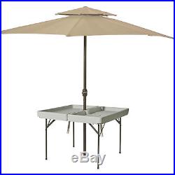 48in. X 48in. Foldable Ice Party Table