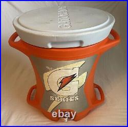 4 HANDLE 10 Gallon Gatorade Easy Pour Water Cooler Rubbermaid NFL NCAA 1 Paddle