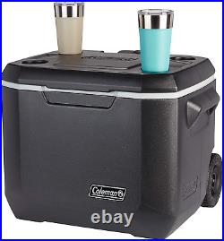 50Qt Xtreme 5Day Cooler WithWheels Hard Cooler Keeps Ice 5 Days