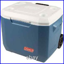50 Qt. Heavy Duty Rolling Cooler Keeps Ice Up to 5 Days