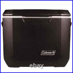 50 Qt. Heavy Duty Rolling Cooler, Keeps Ice Up to 5 Days, Black