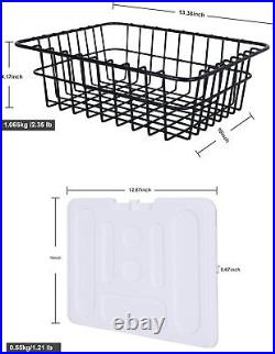 52 Quart Hard Cooler Insulated Portable Ice Chest Box with Basket & Divider