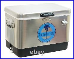 54 Qt Ice Chest Cooler Box Stainless Portable Camping Drink Storage Outdoor NEW