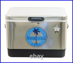 54 Qt Ice Chest Cooler Box Stainless Portable Camping Drink Storage Outdoor NEW