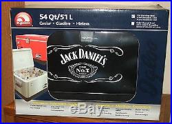 54 Quart Igloo Jack Daniels #7 Bourbon Brand Ice Chest Cooler! Tailgating! NIB