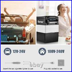 55 Qt. Portable Refrigerator Electric Car Chest Cooler, Compressor