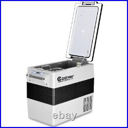 55 Qt Portable Thermoelectric Camping Electric Car Cooler Refrigerator Beverage