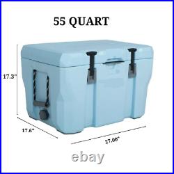 55 Quart High Performance Cooler (90914), Blue, Fast Delivery