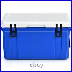 58Qt Portable Cooler Ice Chest Rust-Proof 80-Cans With Food Grade Material Camping