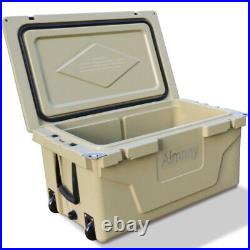 65QT Portable Fridge Ice Cooler Box Travel Ice Chest for Camping BBQ Fishing
