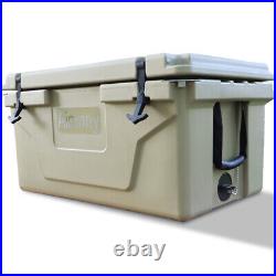 65QT Portable Fridge Ice Cooler Box Travel Ice Chest for Camping BBQ Fishing