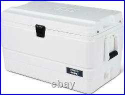 72-Quart Marine Ultra Ice Chest Cooler in Rust-Resistant and Comfort Grip White