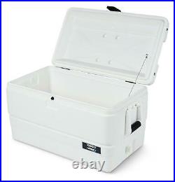 72-Quart Marine Ultra Ice Chest Cooler in Rust-Resistant and Comfort Grip White