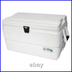72 qt. Hard Sided Ice Chest Cooler, White