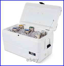 72 qt. Hard Sided Ice Chest Cooler, White