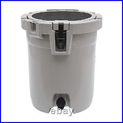7.5Gal Water Jug Cooler Drink Cooler and Beverage Dispenser withWheel+Trolley Rod