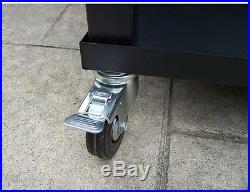 80 Qt. Ultimate Party Cooler Cart Steel Outdoor Deck Patio Ice Box Bottle Opener