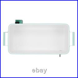 9184.538.5cm Rectangular Plastic Box Frozen Insulation Cart Mint Green