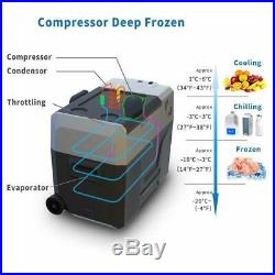 ACOPower 42 Quart 64 Can Solar Powered Fridge or Freezer Cooler, Black(Open Box)