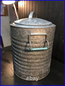 Arctic Boy 5 Gallon Galvanized Metal Water Cooler vintage jug