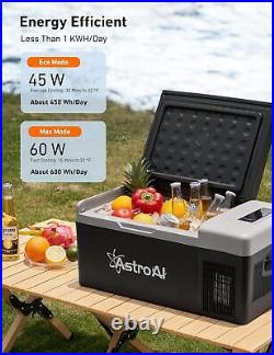 AstroAI 12 Volt Car Refrigerator, 12V Portable Freezer Camping Fridge Cooler