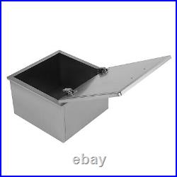 BBQ Island Drop In Ice Chest Stainless Steel Wine Cooler Bin 20L x 20W x 13H