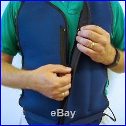 BEST Ice cooling Vest Zipper Closure by FlexiFreeze GENUINE FAST SHIPPING