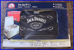 BRAND NEW RARE Jack Daniels 54 Quart Igloo Stainless Steel Ice Beverage Cooler