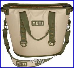 BRAND NEW Yeti 40-Quart Field Tan Hopper 40 Soft-Sided Cooler Bag (YHOP40T)