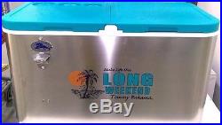 Bahama Stainless Patio Cooler Ice Chest Tommy Bahama Cooler 100 Quart BRAND NEW