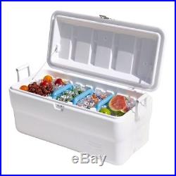 Big Ice Cooler Marine Chest Rubbermaid Insulated 102 Qt Camping Fishing Outdoors